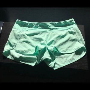 SOLD Lululemon Mint Shorts Size 4